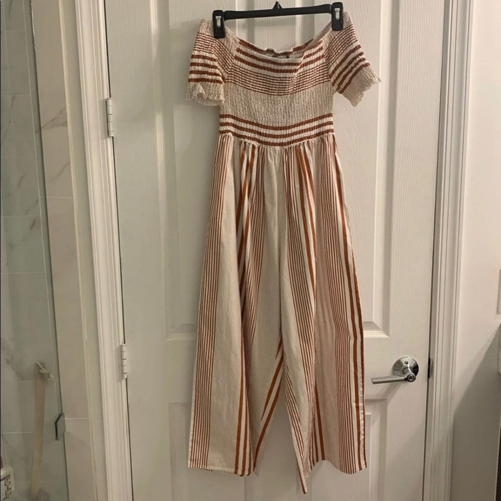 Hers and Mine Off Shoulder Jumpsuit!